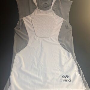 McDavid Kids' White Hex Padded Tank Top